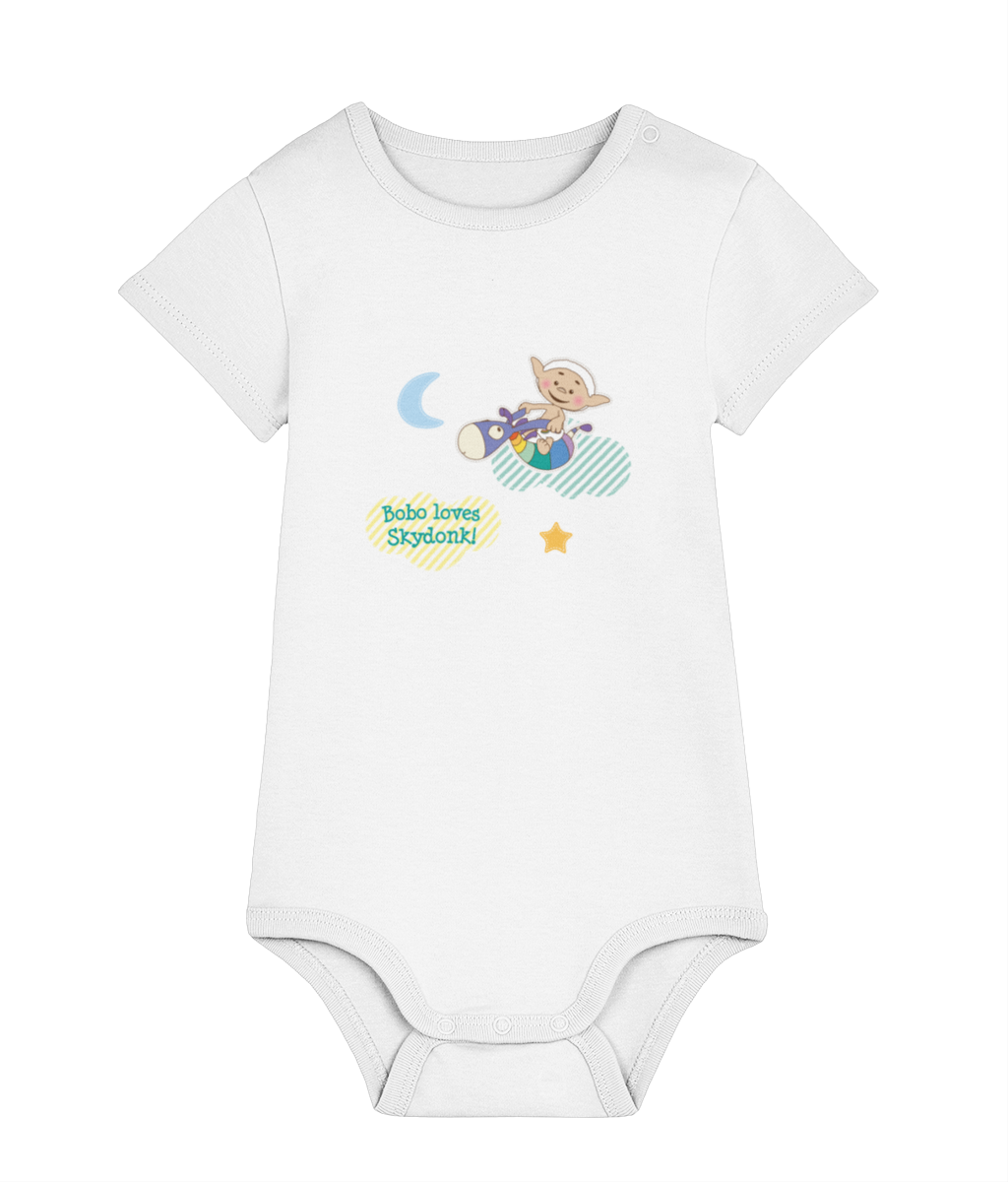 Bobo White - 'Bobo Loves Skydonk' baby bodysuit