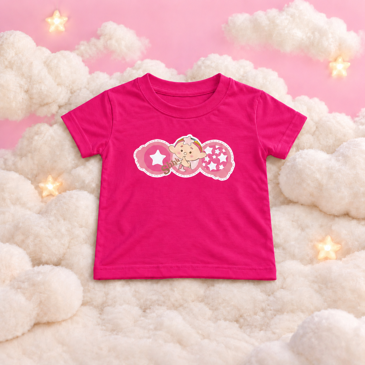 Baba Pink Illustrated Baby T-Shirt
