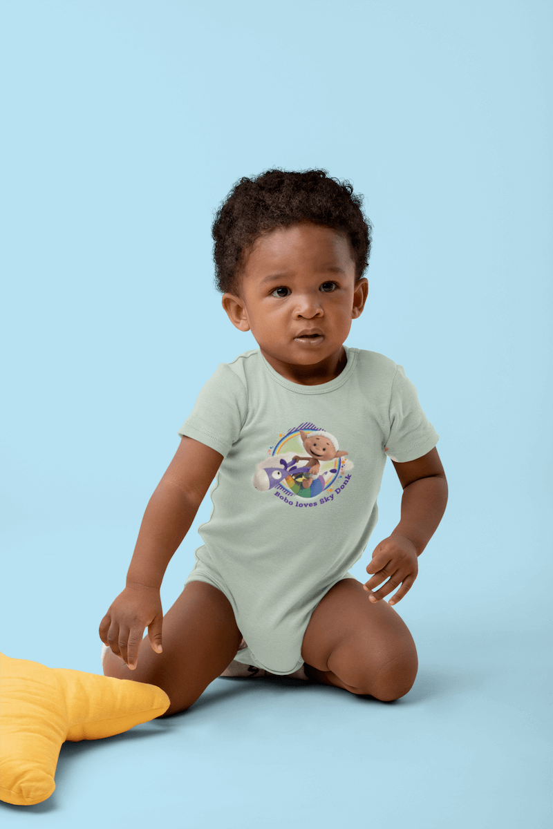 Bobo White - 'Bobo Loves Skydonk' baby bodysuit