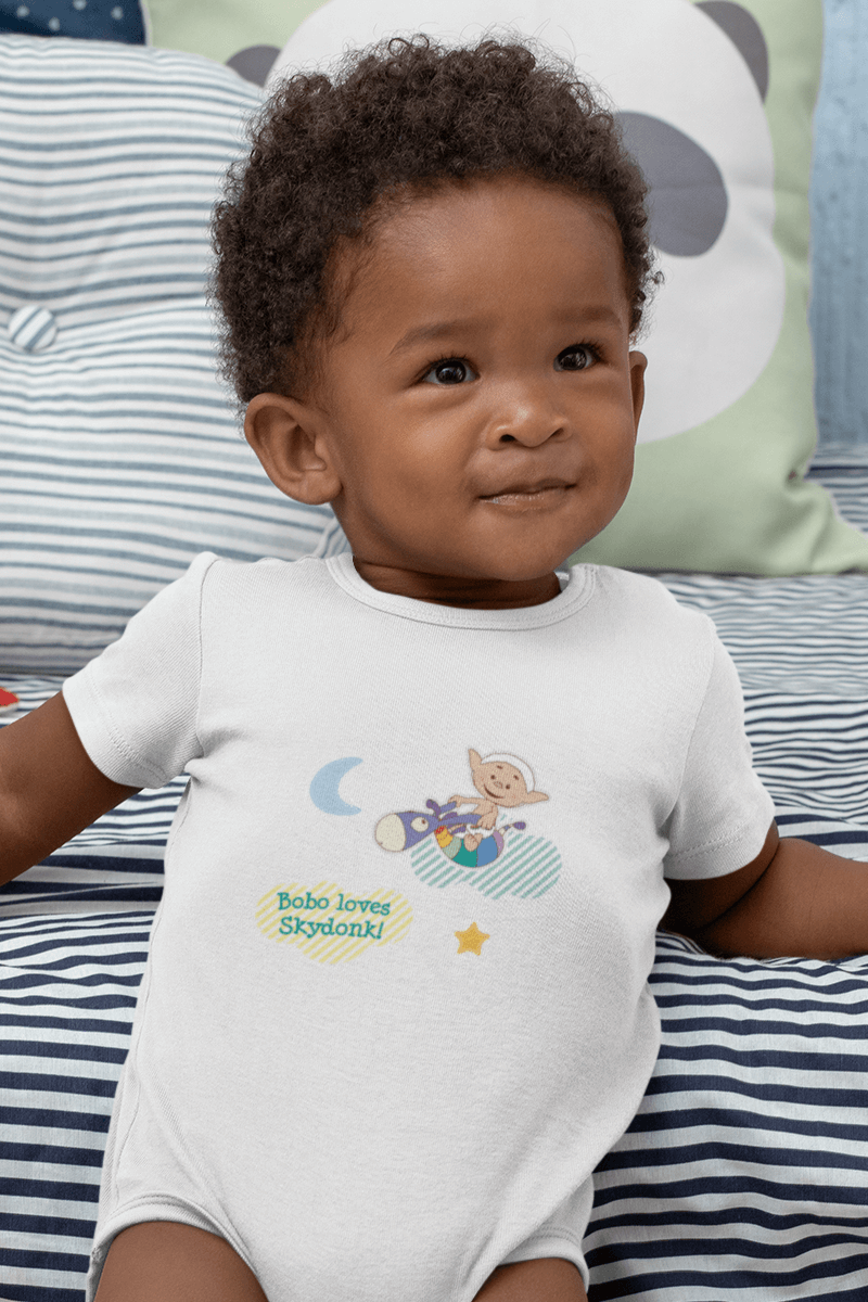 Bobo White - 'Bobo Loves Skydonk' baby bodysuit