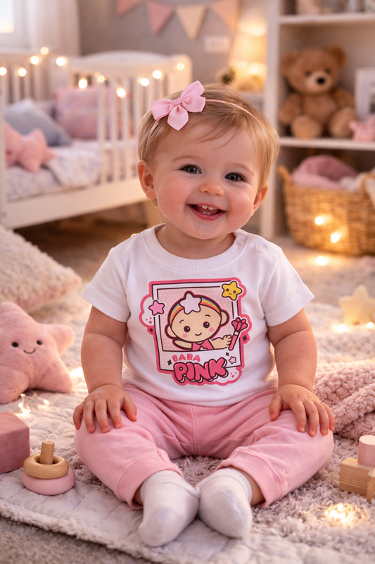 LIMITED EDITION Baba Pink Kawaii Style BABY T-Shirt