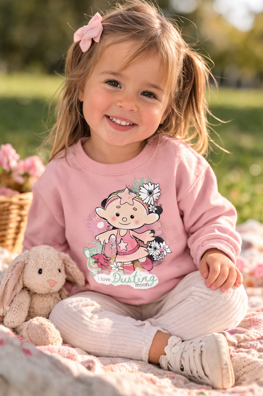 Baba Pink Dusting Moon Sweatshirt