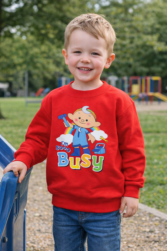 Baba Blue I'm So Busy Sweatshirt