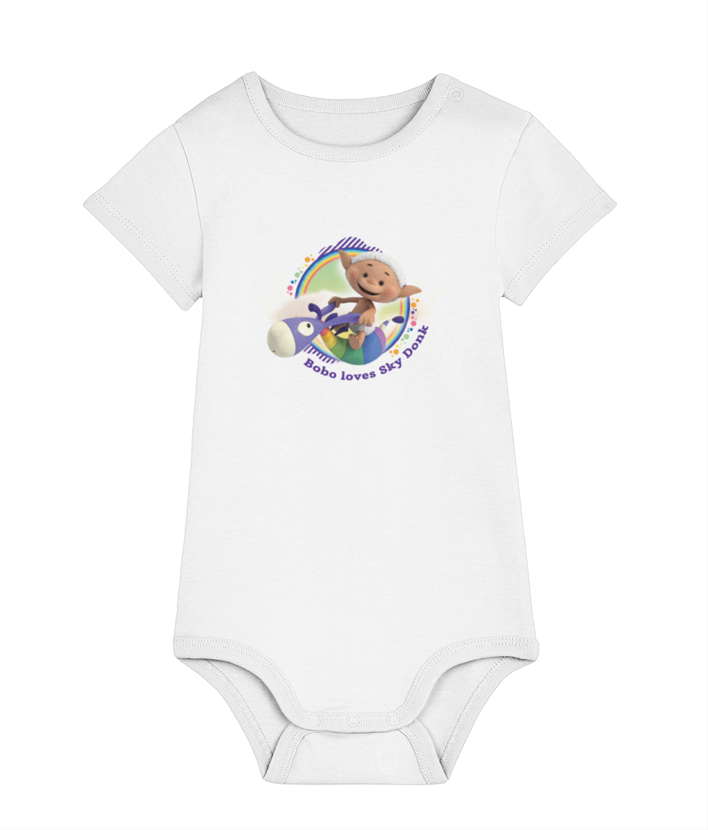 Bobo White - 'Bobo Loves Skydonk' baby bodysuit