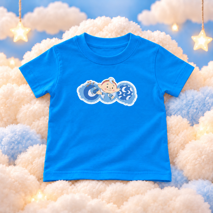 Baba Blue Illustrated T-Shirt