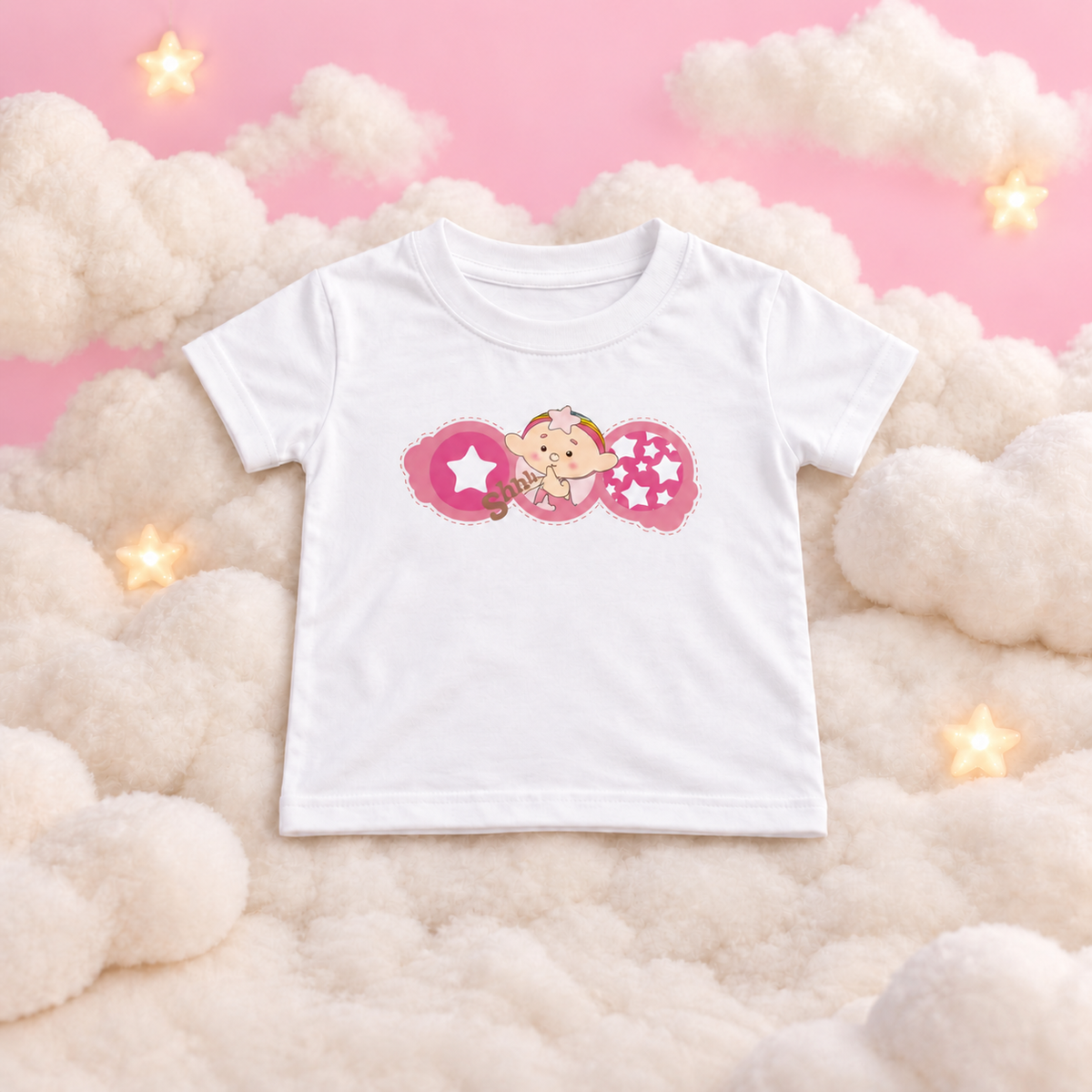 Baba Pink Illustrated Baby T-Shirt