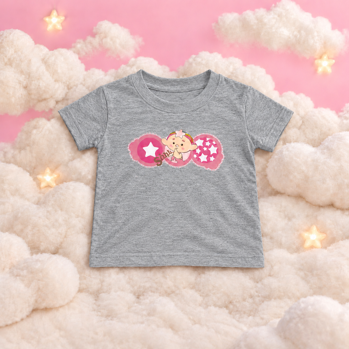 Baba Pink Illustrated Baby T-Shirt