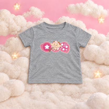 Baba Pink Illustrated Baby T-Shirt