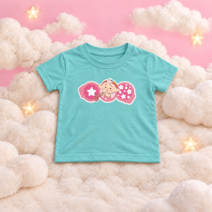 Baba Pink Illustrated Baby T-Shirt