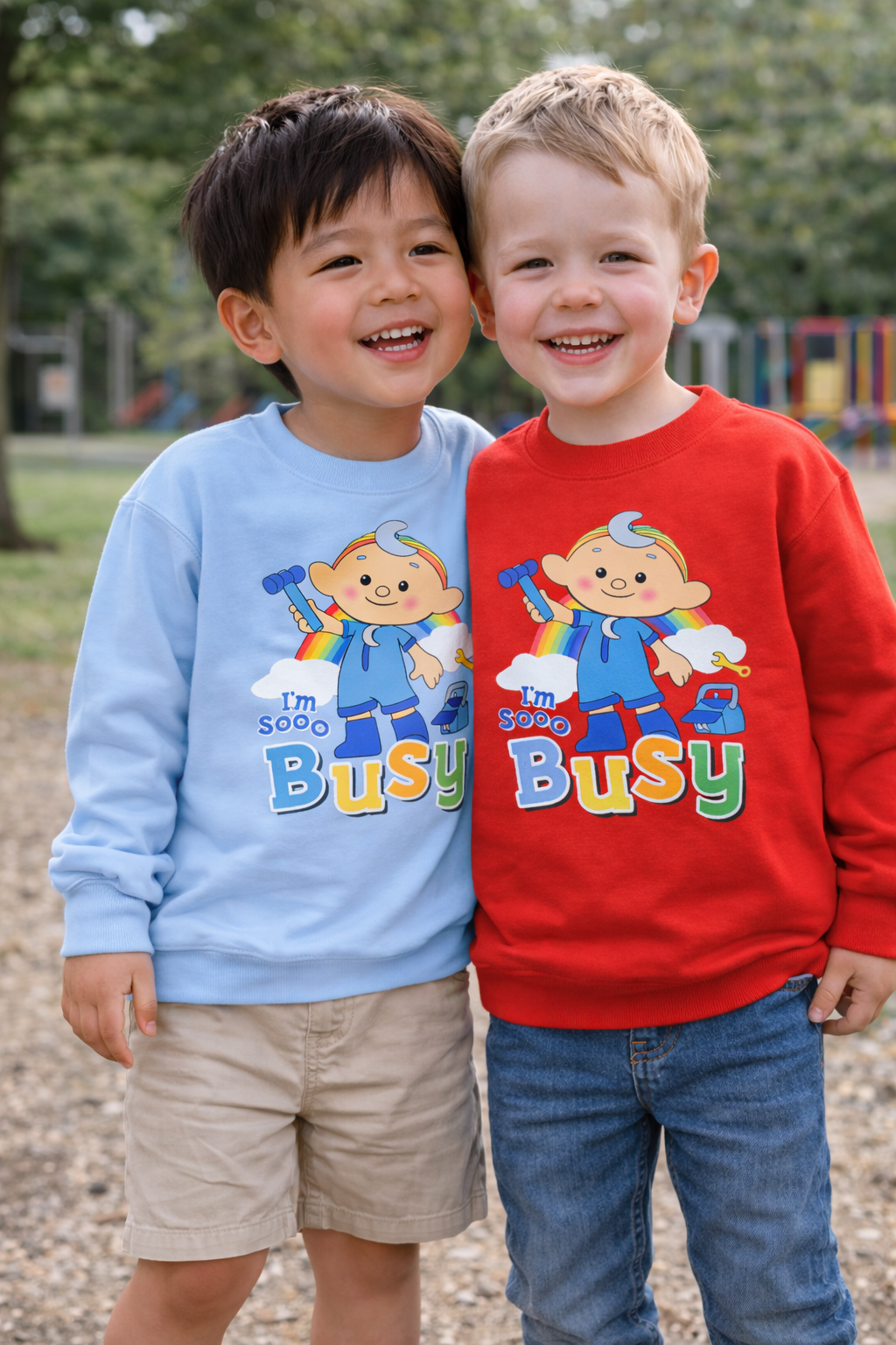 Baba Blue I'm So Busy Sweatshirt