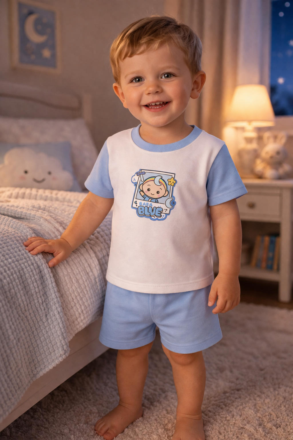 Cloudbabies Cuties Pyjama Set - Limited Edition Kawaii Style BLUE