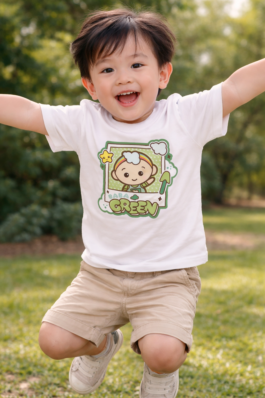 LIMITED EDITION Baba Green Kawaii Style T-Shirt