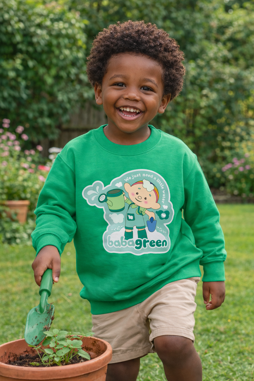 Baba Green's Garden Sweatshirt