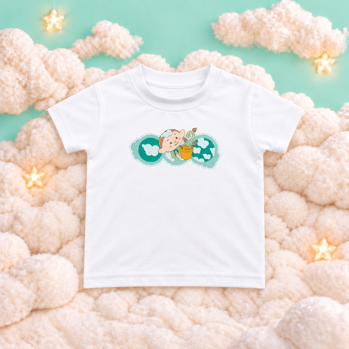 Baba Green Illustrated Baby T-Shirt