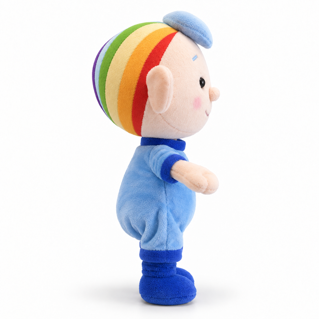 Baba Blue cuddle plush front product view