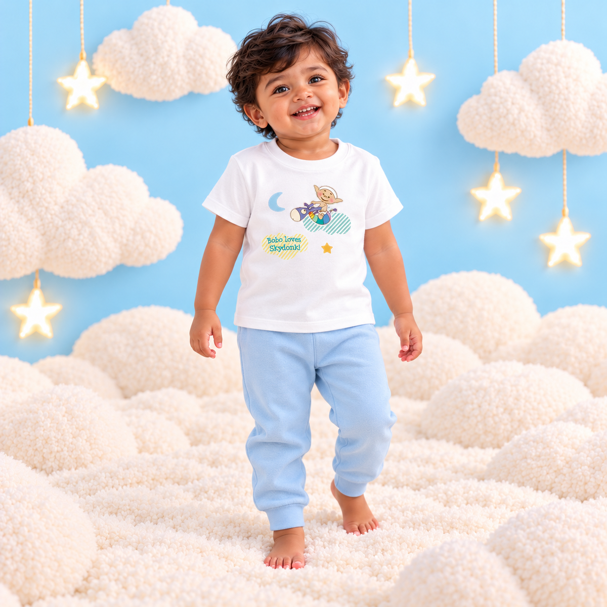 Bobo and Skydonk Illustrated Baby T-Shirt