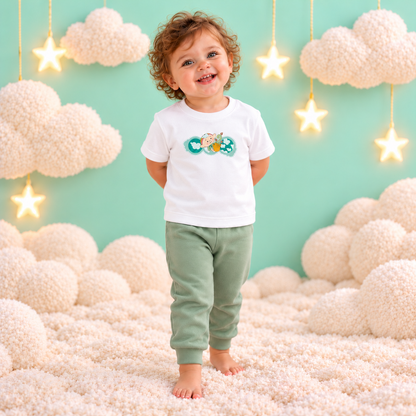 Baba Green Illustrated Baby T-Shirt