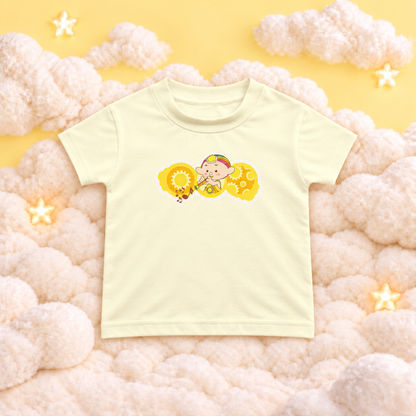 Baba Yellow Illustrated Baby T-Shirt